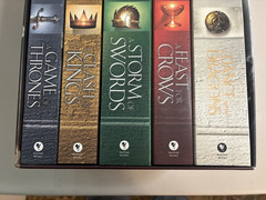 Game of Thrones: A Song of Ice and Fire 5 Book Box Set, by George R.R. Martin NM