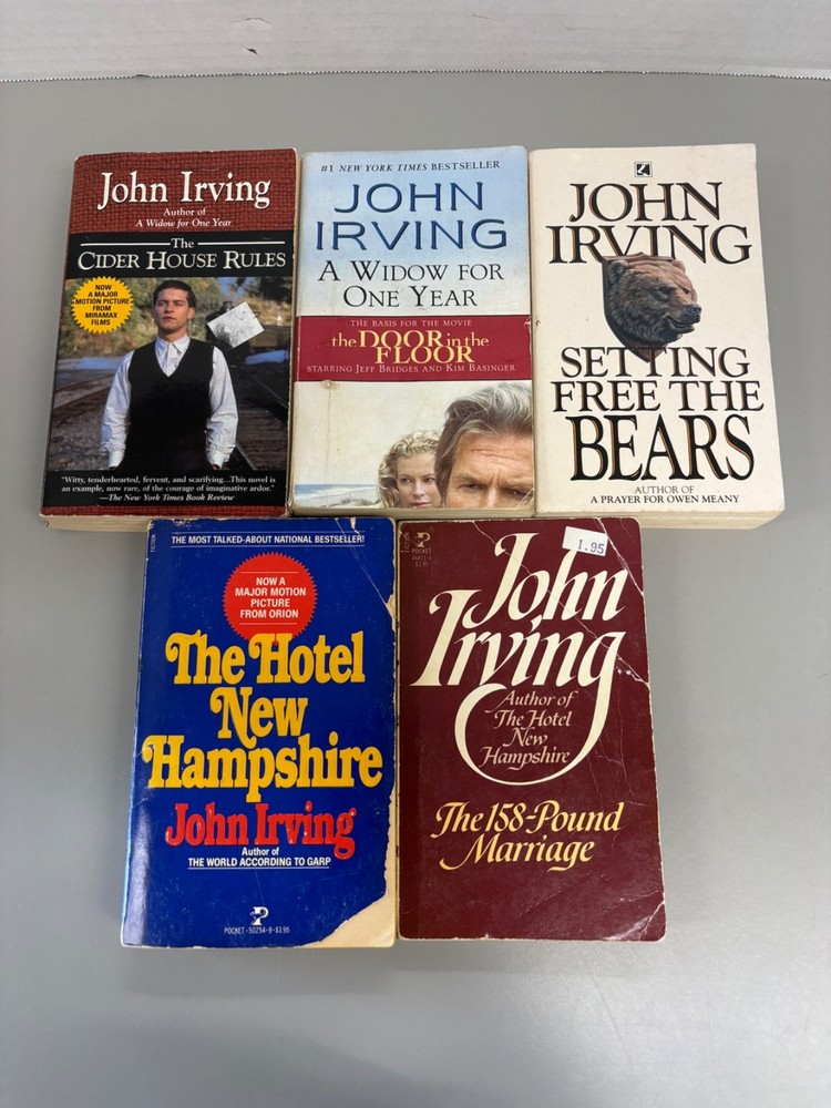 John Irving Lot of 5 Paperback (See Photos for Titles)