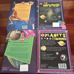World of Wow, Set Of 4 Books, Body, Insects, Universe, Planets