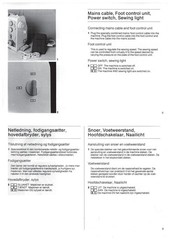 BERNINA 1000 SE 1000 DESIGNER Sewing Machine User Manual OWNER’S Instructions