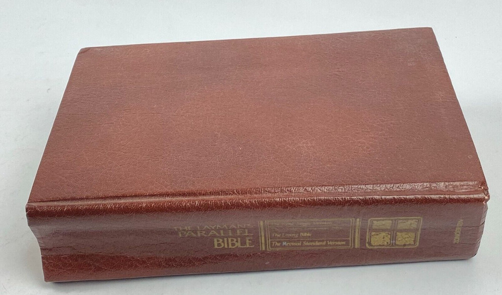 Layman’s Parallel Bible KJV MLB Living Bible RSV Zondervan Hardcover 1973 VTG