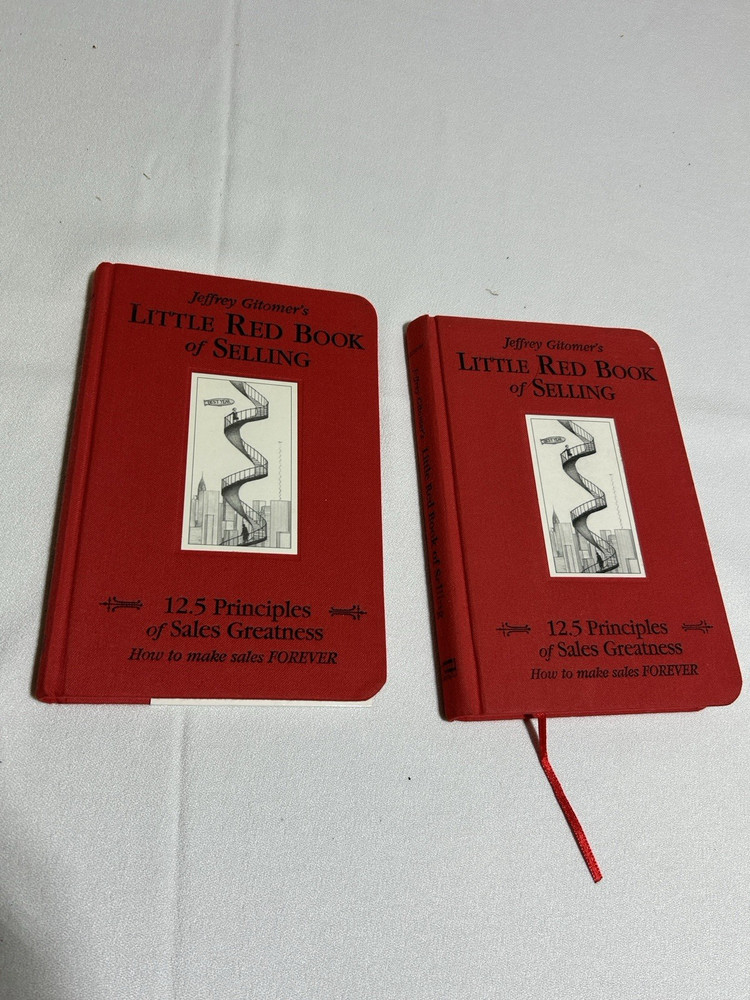 2 x Jeffrey Gitomer’s Little Red Book of Selling Hardcover NEW and one used