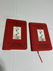 2 x Jeffrey Gitomer’s Little Red Book of Selling Hardcover NEW and one used