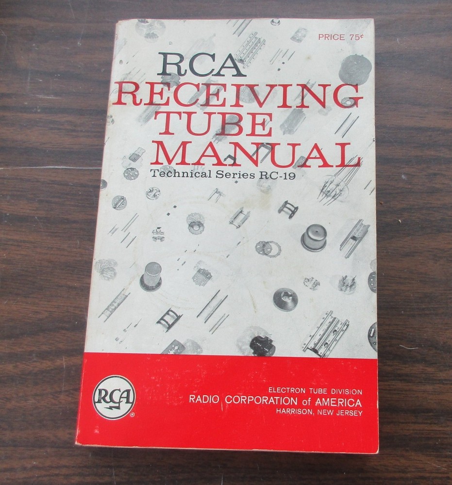 RCA Receiving Tube Manual 1959 Technical Series RC-19 383 pages