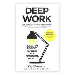 Deep Work English Book By Cal Newport Rules for Focused Success In A DistractedD
