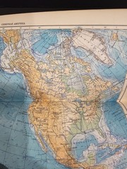 RARE 1958 Russian USSR Soviet Union World Atlas / атлас мира Hardcover Book