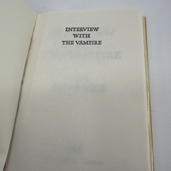 Vintage 1976 Interview With The Vampire Anne Rice First Book Club Edition HCDJ