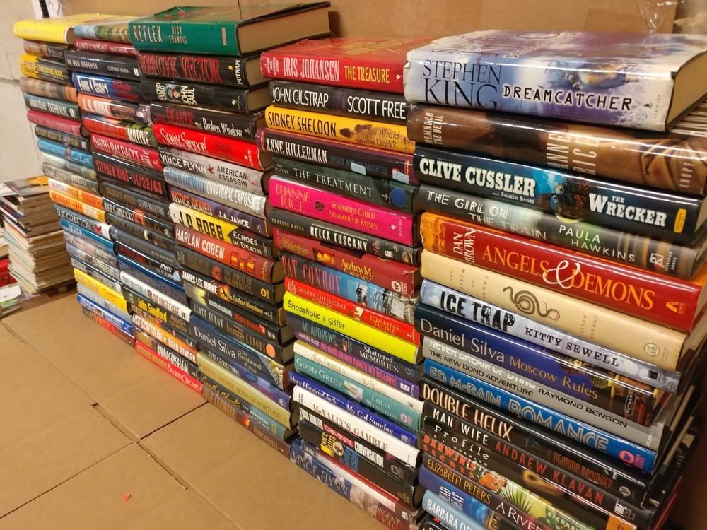 Lot of 5-LBS Hardcover Action Mystery Romance Thriller GENERAL FICTION HB Books
