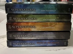Supernatural CW TV Series Paperback 5 Book Lot