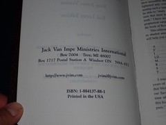 Jack Van Impe Prophecy Bible KJV 1999 Imitation Leather Red Letter Clean Pages