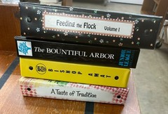 Lot 6 Vintage Community & Church Hard Bound Cookbooks Most Morris Press Z