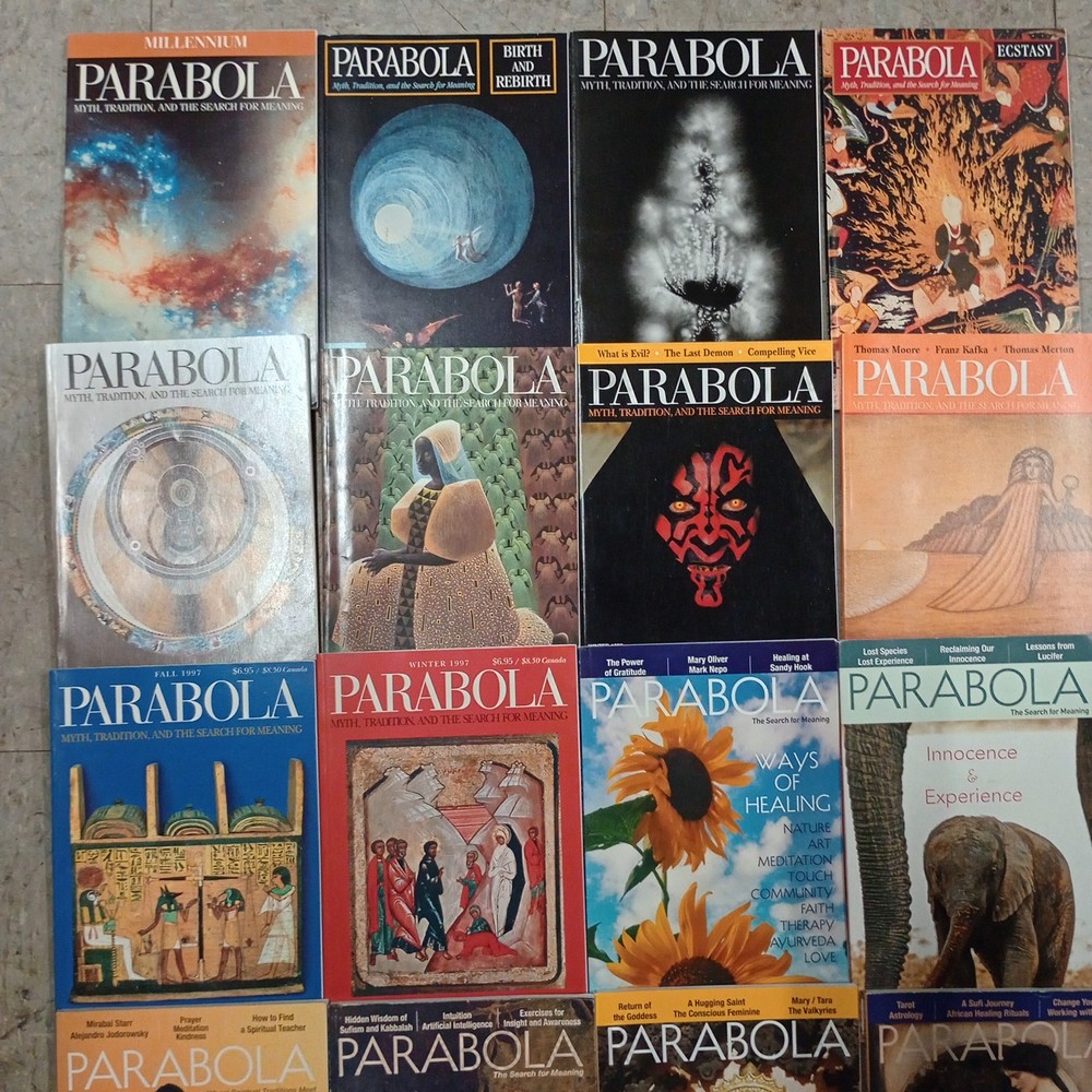PARABOLA MAGAZINE – YOU CHOOSE THE ISSUE: Various issues 1995-2018 – G to VG+