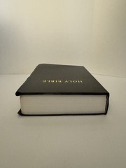 Holy Bible NLT Red Letter Edition Black LeatherLike Flexible Cover Tyndale