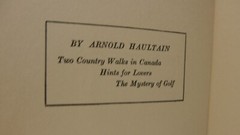 The Mystery Of Golf By Arnold Haultain The Macmillan Company 1914 Second Edition