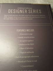 NKJV Bible Large Print Personal Reference Designer Series Natural Faith NIB