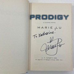ALL SIGNED Legend Series Books 1-3 Marie Lu HCDJ 3 Young Adult Fiction Novel Set