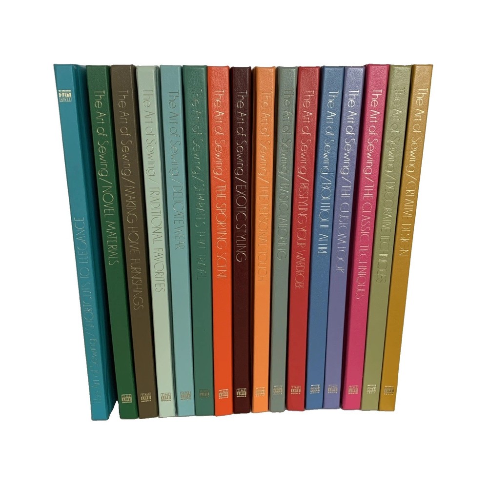 Time Life The Art Of Sewing Vintage Complete Set 16 Books Style Decor Fashion
