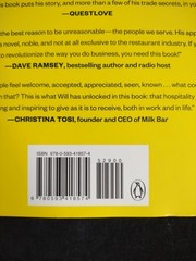 Unreasonable Hospitality Will Guidara Hardcover Book Management Business Service