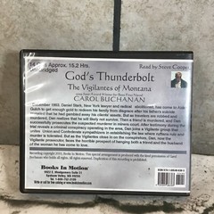 God’s Thunderbolt: The Vigilantes of Montana by Carol Buchanan Audio Book 14 Cds