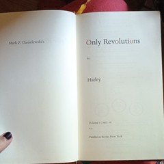 Pantheon Books Only Revolutions by Mark Z. Danielewski 2006 1st Ed Hardcover DJ