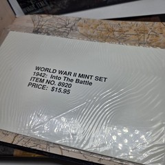 USPS WW2 Remembered Box Set in Slip Case 5 Stamp Albums Plus Complete Stamp Sets
