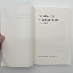 The Intimacies of Four Continents Lisa Lowe