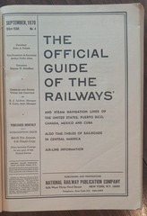 1970 – Book – The Official Guide to Railways Train US 840 pages Ntl Railway Co