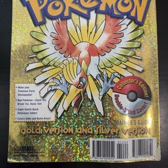 Pokemon Gold and Silver Strategy Guide Brady Games 2000 Holographic Cover