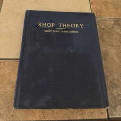 Shop Theory Revised Edition Hardcover McGraw-Hill Mechanical Engineering 1940’s