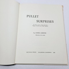 Humorous Language Book – Pullet Surprises – Amsel Greene 1970 Sultana Press