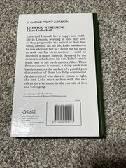 Days You Were Mine : A Novel by Clare Leslie Hall (2025, Library Binding)