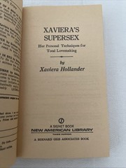 Xavieras Supersex By Hollander, Xaviera – Vintage Erotica, Sleaze, Pulp