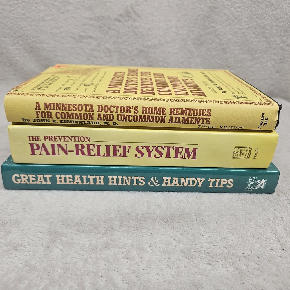 Health Books Home Remedies Pain Relief System Hints & Handy Tips Hardcover