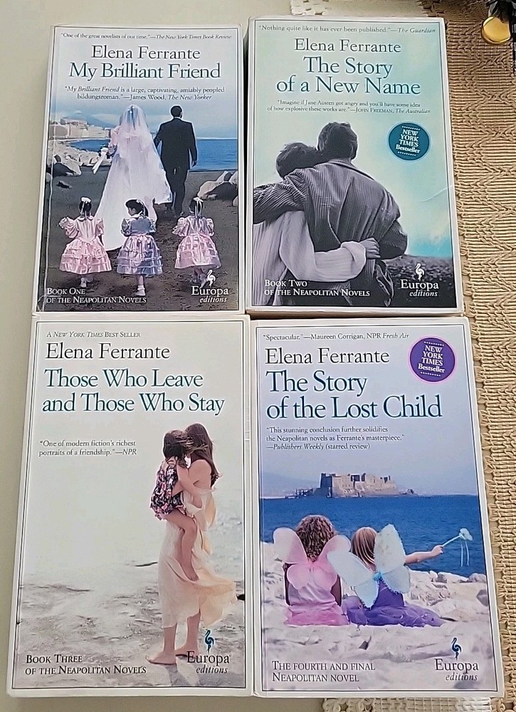 Elena Ferrante Neapolitan FULL SET Collection 4 Trade Paperbacks Europa Editions