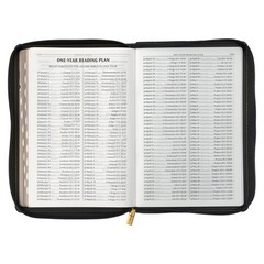 KJV Large Print Thinline Bible Black Zipper Indexed BRAND NEW in Shrink Wrap!!!