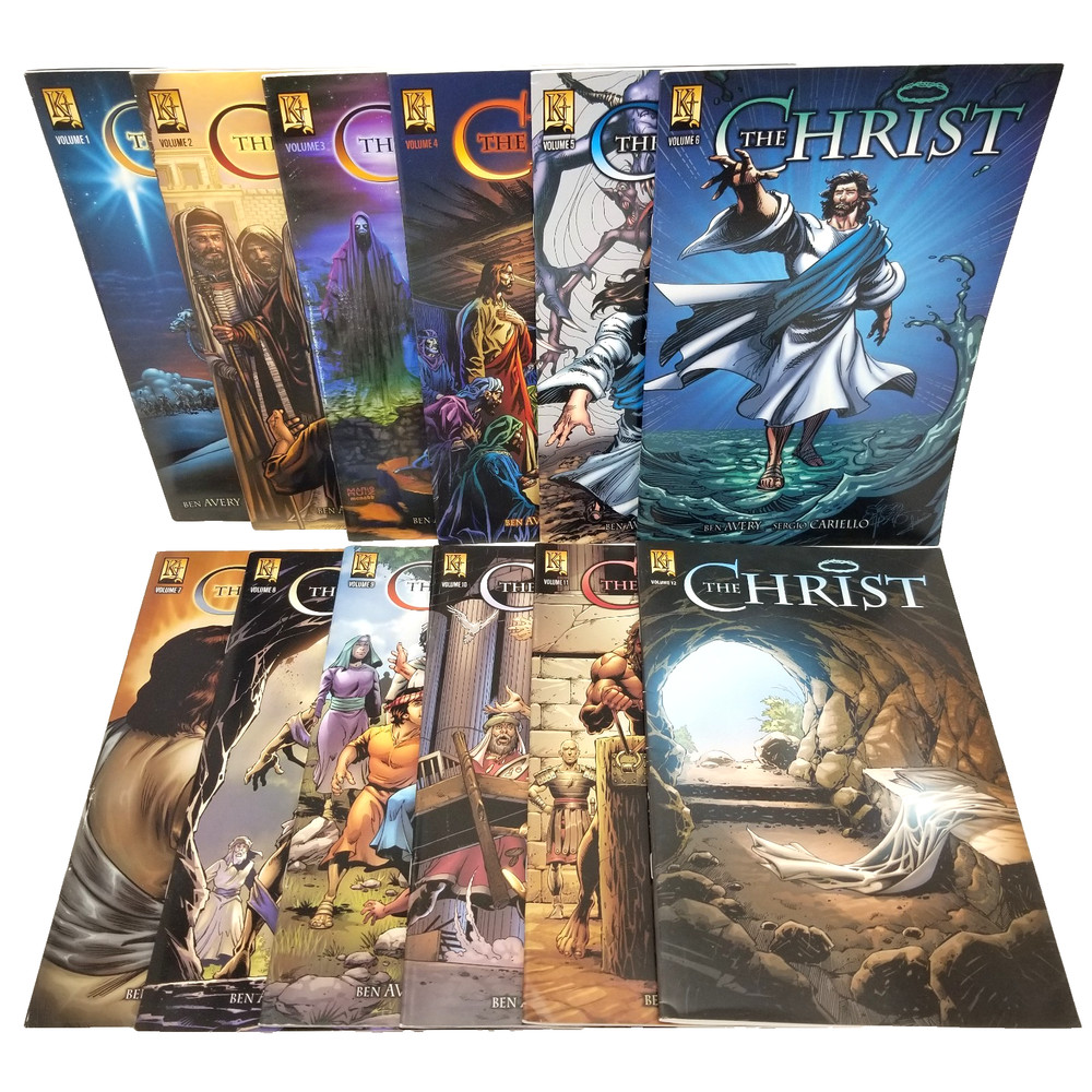 The Christ Volumes 1-12 BIBLE Ben Avery Kingstone Comics Graphic Novels