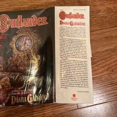 Diana Gabaldon – Outlander FLAT SIGNED BP 1st Edition 8th Printing Book 1 – 1991