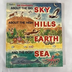 Vintage Hardcover Books Lot of 3 Austrailian Golden Book Sky Hills Earth 1970s