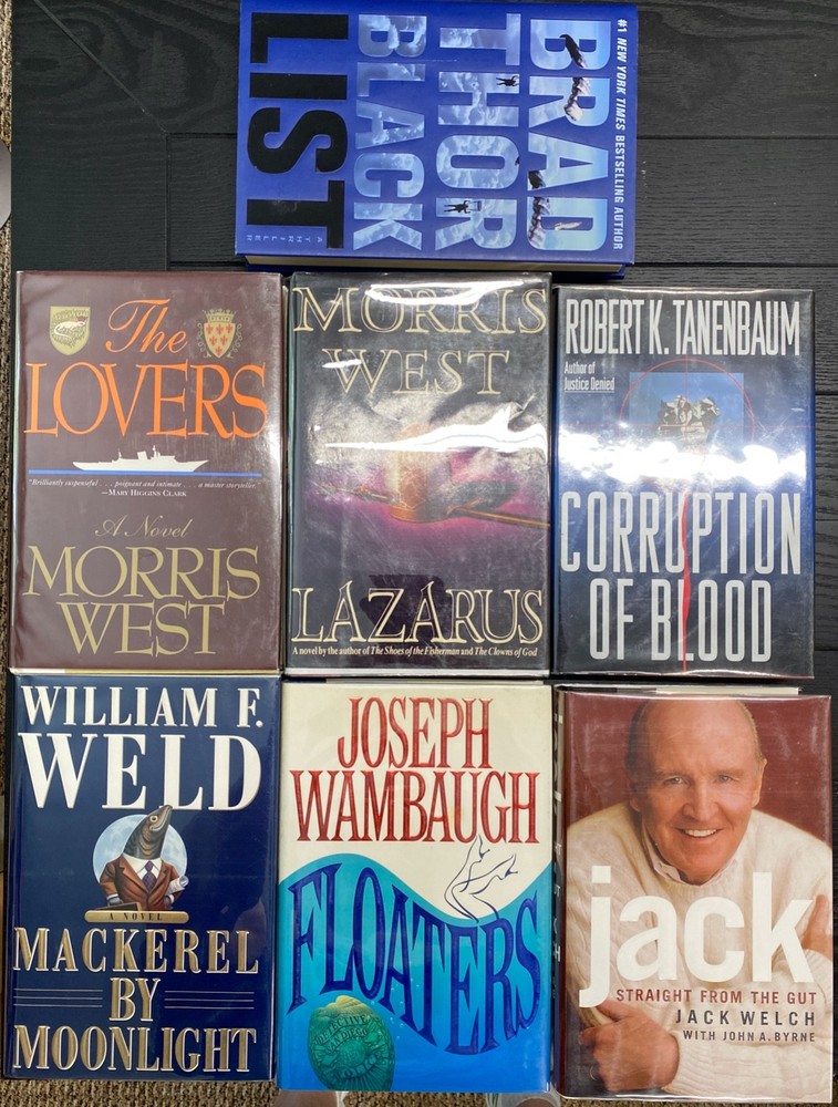 Box of Books 7 hardcover excellent condition well maintained Collector built