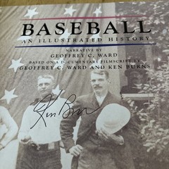 Baseball: An Illustrated History SIGNED by Ken Burns FIRST EDITION