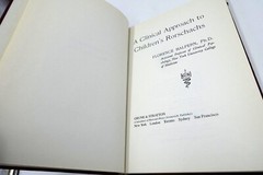 Vintage 1953 A Clinical Approach to Children’s Rorschachs Florence Halpern