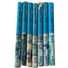 The Bible Story 1-5 8-10 Books Arthur S. Maxwell Hardcovers 1956 Children HC