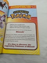Legendary Pokémon The Essential Guide Sinnoh Edition Scholastic Book