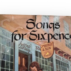 Vintage 1955 Songs for Sixpence Hardcover, Josephine Blacksrock, DJ Included