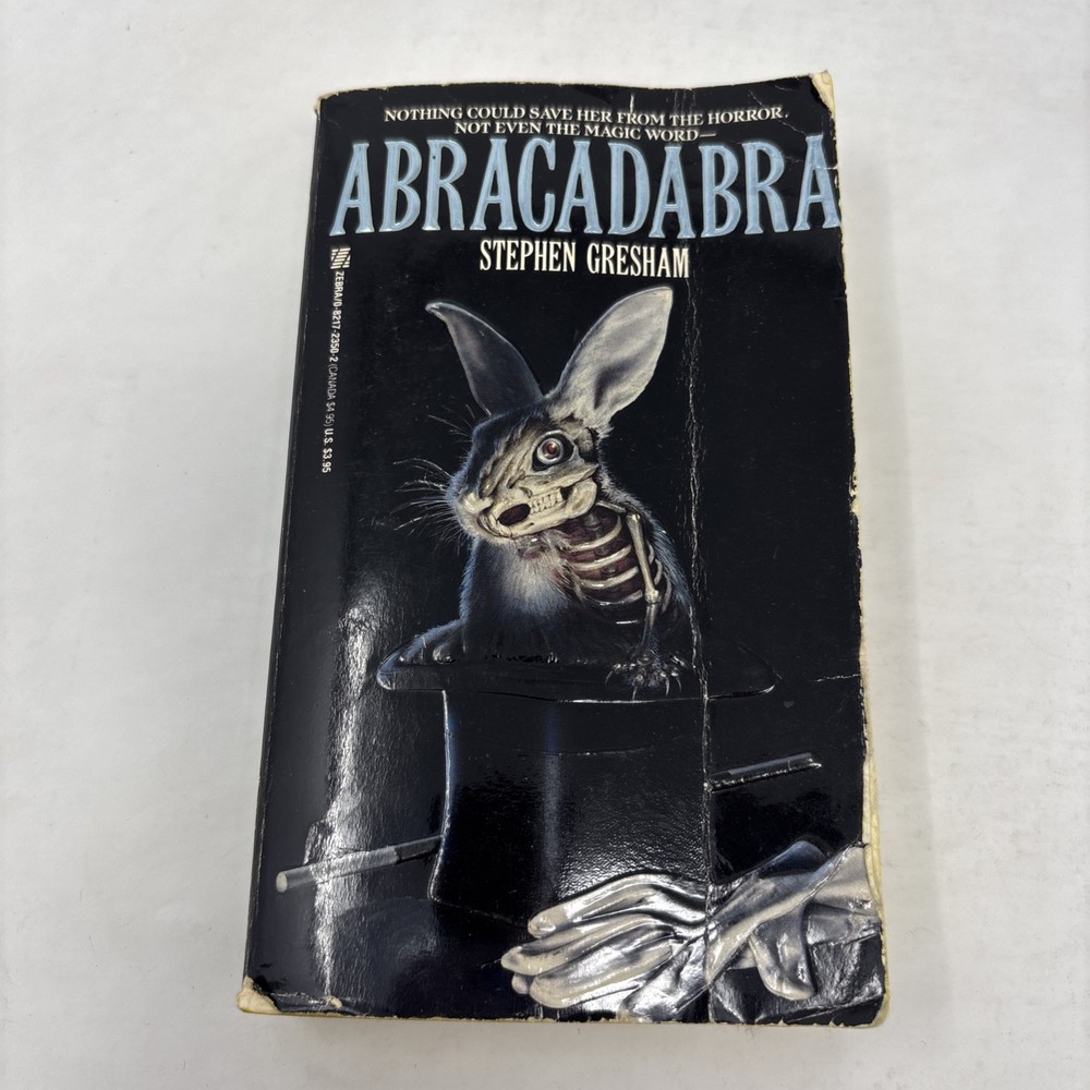 Abracadabra Stephen Gresham Vintage Paperback Book Horror Novel 1988 First Print
