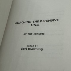 COACHING DEFENSIVE LINE BY THE EXPERTS 1999/DVD by Earl Browning FREE SHIPPING