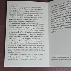 STET! Dreyer’s English : A Game for Language Lovers – Grammar Trivia Card Game