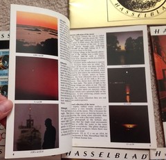8 Hasselblad series booklets + Hasselblad 10 Years on The Moon 1969 – 1979