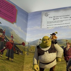 The Legend of Shrek by Dreamworks First Edition Hard Cover Interactive Book
