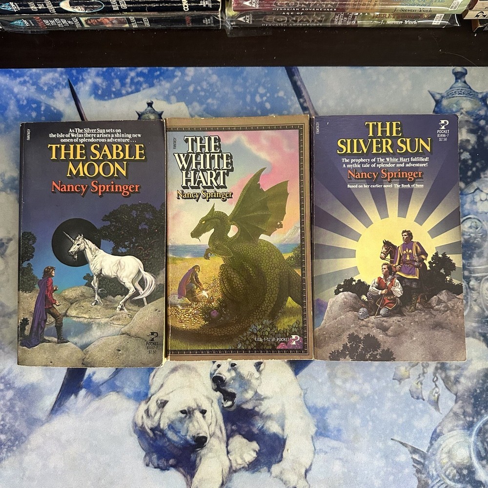 The Book of Isle Trilogy by Nancy Springer Pocket Books Paperback Set Fantasy
